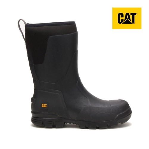 Caterpillar Stormers 11" Steel Toe Werkschoenen Dames Zwart (IGJC.NL)